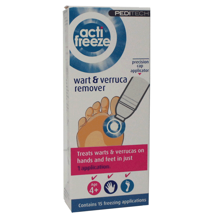 Actifreeze Wart and Verucca Remover - Treats in one application
