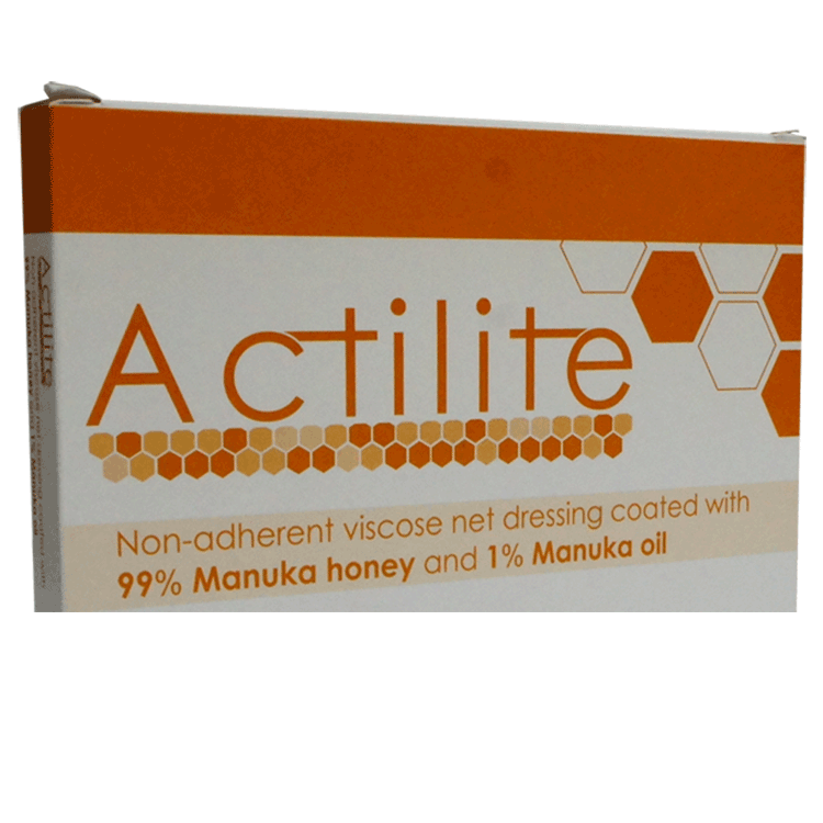 Actilite Manuka Honey Wound dressings 10cm x 20cm x 10