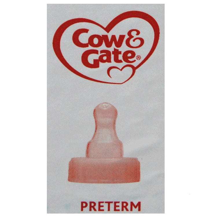 Cow & Gate Pre-Term Bottle Teats x 24 - Fits all 70ml and 90 Ready to Use Bottles
