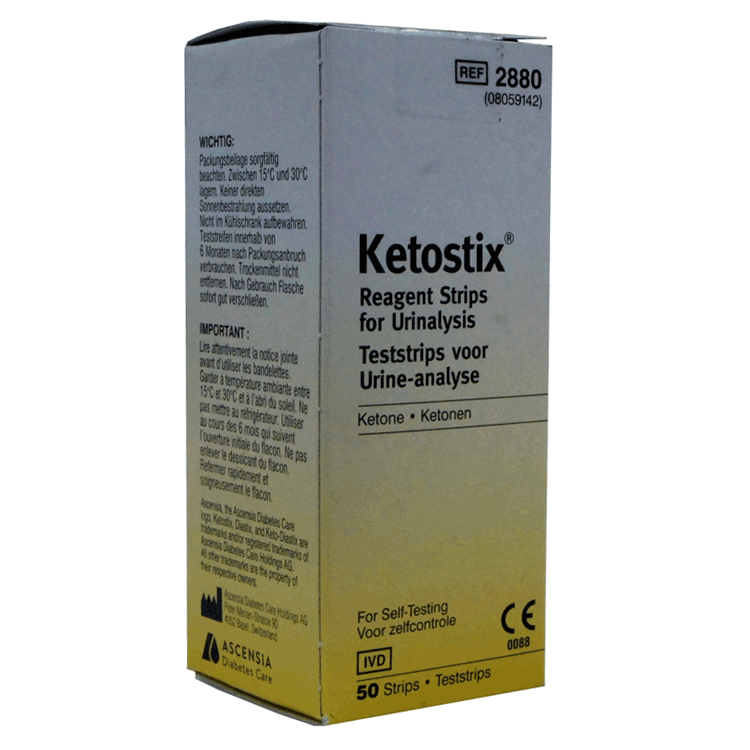 Ketostix Ketone Strips 50 - For Urine Testing
