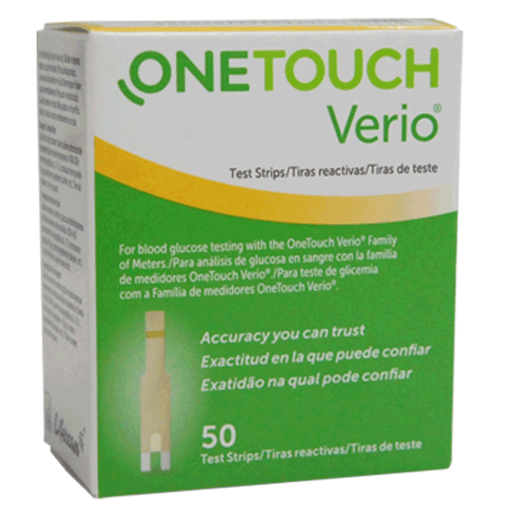 One Touch Verio Test Strips 1 x 50 - Blood Glucose testing strips