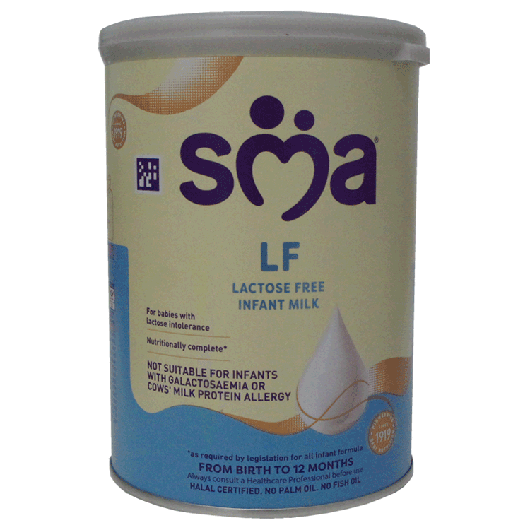 SMA Lactose Free Infant Milk 400g - For babies with Lactose intolerance