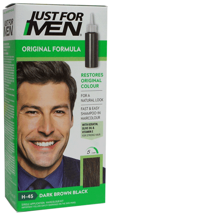 Just for Men Original H-45 Dark Brown Black - Mens Hair Colour