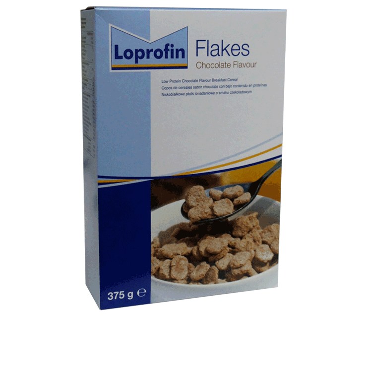 Loprofin Low Protein Chocolate Flavour Breakfast Cereal  - For Liver or Kidney Failure patients