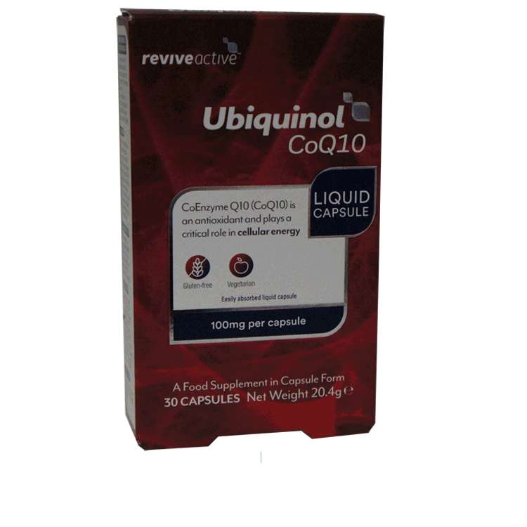 Revive Active Ubiquinol CoQ10 x 30 capsules - Anti-Oxidant
