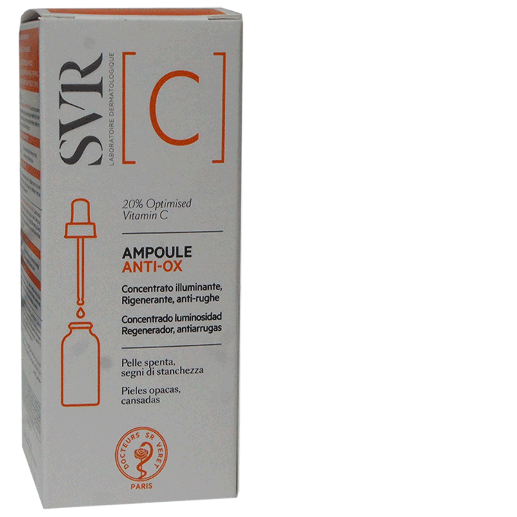 SVR Ampoule Anti-Ox 30ml - Regenerating Ant-Wrinkle Concentrate